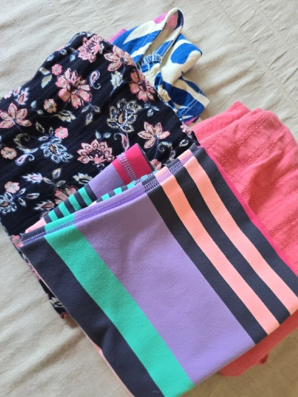 Summer Girls Tops (4) Fits Approx Size 12 - See Detail Sizing and Measurements